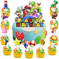 Pikkukuva 1 / 3: 13-osainen Mario-kakunkoriste, Mario-kakunkoriste, Mario Kid -kakunkoriste