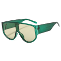Miniatyrbilde 7 av 7: Twooo 9095 Sommerbriller En Linse Oversized Hip Hop Briller Kvinner Designer Solbriller Black-Red Fold Set designer fasionable sunglasses