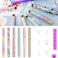 Miniatyrbilde 10 av 10: Glitter Diamantmaling Pen Point Drill Pens STYLEC STYLEC StyleC StyleC
