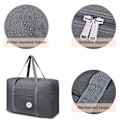 Miniatyrbilde 4 av 5: Easyjet Airlines Kabinbag 45x36x20 Undersæte Foldbar Reisebag Holdall Tote Håndbagasje Overnatting for Kvinner og Menn 25L