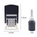 Miniatyrbillede 2 af 5: Enkel Automatisk Forretnings Stempel Dato Stempel Digital