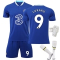 Miniatyrbillede 5 af 11: 22-23 Chelsea hjemmebane nr. 10 Pulisic trøje 9 Lukaku 19 Mount Werner fodbolduniform No size socks + protective gear #18