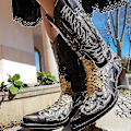 Pikkukuva 3 / 5: Python Western Boot Colorblock Kirjonta Miesten Saappaat Muoti Modernit Kengät 46