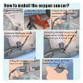 Miniatyrbillede 4 af 5: Oxygen Sensor Sensor til 99-05 1.8l-l4 0258007351 1k0998262d 234-5112