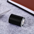 Miniatyrbilde 2 av 3: 50m/Rull 0,8mm DIY Håndverk Håndsydd Søm Lærvoks Tråd Polyester (Svart)