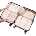 Miniatyrbild 2 av 9: Reseförvaring sju-delars set necessär väska kläder och underkläder förpackning hopfällbar väska Seven-piece set in black