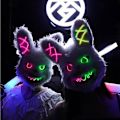 Pikkukuva 2 / 6: Desdfcer Halloween-naamio, Pelottava Halloween-naamio Naisille ja Miehille, Halloween-Jänis Bunny Mask