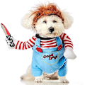 Miniatyrbild 5 av 5: Hundkostymer Dödsdockan Chucky Kläder Husdjur Julfest Cos - I lager