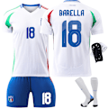 Pikkukuva 1 / 3: 2425 Italian Jalkapallopaita Vieraspaita Barella Jersey B M(170-175cm) size