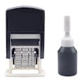 Miniatyrbillede 1 af 5: Enkel Automatisk Forretnings Stempel Dato Stempel Digital