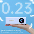Miniatyrbilde 1 av 10: Minip投影機，便攜式電影投影機，智慧家庭投影機，適用於 iOS、Android、Windows、筆記型電腦、電視棒的時尚投影機，支援 HD