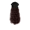 Miniatyrbild 6 av 8: Svart hårdel Ponytail BRUN STREAM STYLE STREAM STYLE brun brown strap style-strap style