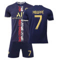 Miniatyrbild 6 av 11: 23 Paris träningsguld nr 30 Messi tröja nr 7 Mbappe nr 10 Neymar fotbollströja Size 7 with socks S
