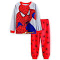 Miniatyrbild 1 av 2: Spiderman Barnkläder för Pojkar Batman Pyjamas Långärmad T-shirt Byxor Sovkläder PJs Set Superhjälte Pyjamas för 3-7 År Grå Röd Gray Red 6-7 Years