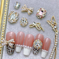 Miniatyrbild 5 av 5: 3D Nagelkonst Dekorationer Nagelkonst Berlocker Rosetter Nagelkonst Strass Nagel Pärlor 3247