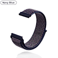 Miniatyrbild 1 av 5: Nya 18 mm 20 mm 22 mm remmar för Garmin Venu 2S Armband Vivoactive 3 4S 4 Forerunner 245 645 Galaxy Watch 4 Classic 42 46 mm NavyBlue Nylon NavyBlue Nylon 20mm