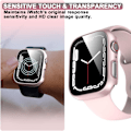 Miniatyrbild 3 av 5: 6-pack hårt PC-fodral för Apple Watch 38 mm serie 3/2/1 med härdat 6-pack 3 6-Pack 3 38mm