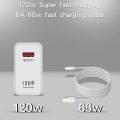 Miniatyrbillede 3 af 5: 120W hurtig opladning USB oplader strøm hvid EU