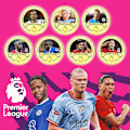 Miniatyrbillede 2 af 5: Premier League Fodboldstjerner og Klubber Mindesmønter, Samleobjekter, Gaver til Fodboldfans Mbappe, Messi, Harland 2stk 2stk 2 pcs Arsenal