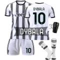 Miniatyrbild 5 av 11: 22-23 Ny version Juventus nr 7 Hovey nr 10 Pogba 22 Di Maria 10 Dybala fotbollströja set Chiesa No. 7 with socks #L