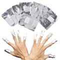 Miniatyrbillede 1 af 4: 100 stk. Neglefolie Gel Wraps Polish Remover Art Soak off Acryl Fjernelse