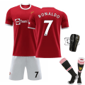Pikkukuva 2 / 11: 21-22 Uusi Red Devils Koti Ei. 7 Ronaldo Paita Ei. 6 Pogba Jalkapallo Paita Set Ei. 18 Tähti Alkuperäisillä Sukilla Size 6 with socks 18#