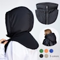 Miniatyrbilde 4 av 10: Dunhette med hette Halsvarmer Balaclava lue ORANSJ orange