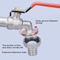 Miniatyrbillede 3 af 5: IBC tankadapter 1/2\" gevindforbindelse, hane 1000L tankhane