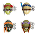 Pikkukuva 3 / 5: Ninja Turtle Super Hero Cosplay -asu puku syntymäpäiväjuhlalahjat lapsille-r orange