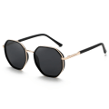 Miniatyrbild 2 av 7: Nya metallmode polariserade solglasögon för män polariserade solglasögon kvinnor polygonala anti UV polariserade solglasögon anpassade grossist C3 Polarized Sunglasses