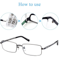 Miniatyrbild 7 av 7: 1000 st Micro Eyeglasses Forma Mini Solglasögon Sortiment Skruv Klockmutter Reparationssats För Rostfria Stålskruvar