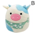 Miniatyrbilde 1 av 5: 20 cm Squishmallows Kosedyr Blå Grønn Rosa Ku Myk Plysjleker DB 20Cm 20cm Blue Cow
