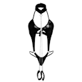 Miniatyrbild 3 av 5: Svart Lack Läder Sexig Underkläder Catsuit Latex Nattkläder S