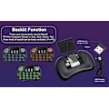 Miniatyrbillede 4 af 7: Trådløs Mini Tastatur Fjernbetjening Touchpad Mus Combo Controller med RGB Baggrundsbelysning til Smart TV Android TV Box PC IPTTV 2.4GHz