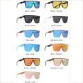 Miniatyrbilde 4 av 7: 2024 Hot Pink Speilkule Stilig Strand En-Del Solbriller Unisex Trendy Menn Sports Solbriller 2024 Skygge For Reise C3 red blue legs