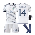 Pikkukuva 4 / 11: 23-24 kauden Euroopan Cup Italian vierasjalkapalloasu 6 Verratti 1 Donnarumma 18 Barella paita No. 14 away socks #26