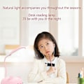 Miniatyrbillede 3 af 4: Skrivebordslampe til børn, øjenvenlig læselampe, justerbar svanehals, USB-opladning Blue