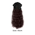 Miniatyrbild 2 av 8: Svart hårdel Ponytail BRUN STREAM STYLE STREAM STYLE brun brown strap style-strap style