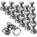 Miniatyrbillede 1 af 5: Små, stærke og kraftfulde magneter til whiteboard, magnetiske tavler, magnetiske overflader, køleskab, magnetiske trykknapper 12 * 16mm（18 stk.）Magnetiske trykknapper