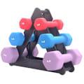 Miniatyrbillede 8 af 10: Dumbbell Stativ Dumbbell Stativ Dumbbell Stativ Vægtstativ Opbevaring, 3-lags Håndvægts Tower Stativ til Hjemmetræning A 0.27