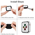 Miniatyrbillede 4 af 6: Etui til Apple Watch Series 5/4 / Hærdet Glas Skærmbeskytter