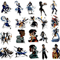 Pikkukuva 4 / 5: 10/30/50 kpl Avatar: The Last Airbender -tarroja matkalaukulle, rullalaudalle, kannettavalle tietokoneelle, matkatavaralle, jääkaapille, puhelimelle, auton koristeluun, tee-se-itse-tarra [DB] 30pcs