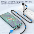 Miniatyrbilde 5 av 10: Type C-kabel USB-C datakabel 2M 2 m