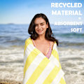 Miniatyrbilde 3 av 6: Mikrofiber strandhåndklær, sandfritt strandhåndkle, ekstra stort