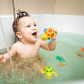 Miniatyrbild 6 av 7: 3 st babybadleksaker, uppvridbar sköldpadda för småbarn pojkar flickor, uppvridbar badleksak, vattenleksaker simsköldpadda, pool simsköldpadda