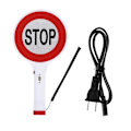 Pikkukuva 1 / 3: Leikkikalu Liikennevaroitusvalo Jalankulkijan Signaali Led Liikennevalo Vilahtava Käsikäyttöinen Stop-merkki T 35X18.5CM