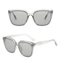 Miniatyrbild 1 av 7: DL GLASÖGON Personliga solskydd Retro Fyrkantiga Solglasögon Koreanska milda Mode monster Oversized Solglasögon 2024 C6 Fashion Sunglasses