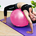 Miniatyrbillede 1 af 4: Gymnastikbold (55 cm) - Balancebold til yoga eller hjemmetræning -