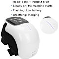 Miniatyrbild 5 av 7: Värme knådning knämassager för smärtlindring infraröd vibration knä fysioterapi för kramper och leder LED-display