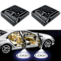 Miniatyrbillede 5 af 5: stk Logo Projektor Trådløs Dørlys til Bil, Hul-Fri Klæbemiddel, Bilmærke Logo Projektion, Automatisk Tænd/Sluk, Bilindretning WG-Perfet Renault